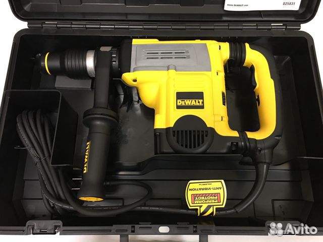 Перфоратор 1250Вт DeWalt D25604K SDS Max
