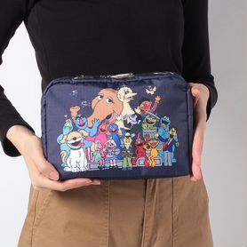 Lesportsac косметичка большая улица сезам