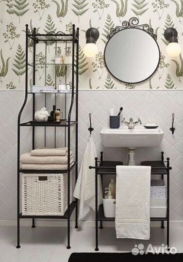 Стеллаж черный икеа IKEA rönnskär рёншэр