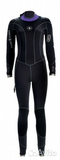 Женский длинный гидрокостюм для дайвинга Dive Flex