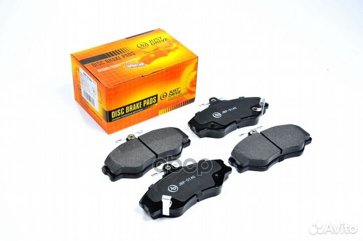 Колодки тормозные, передние D11112M JBP0140 Jus