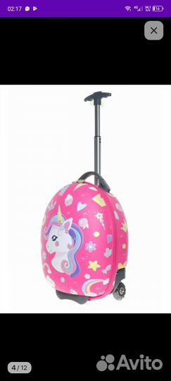 Детский чемодан и рюкзак