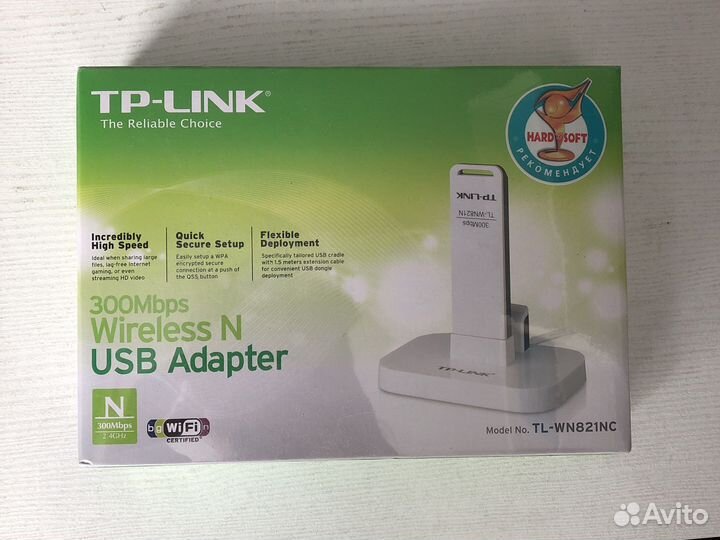 Беспроводной сетевой адаптер TP-link TL-WN821NC
