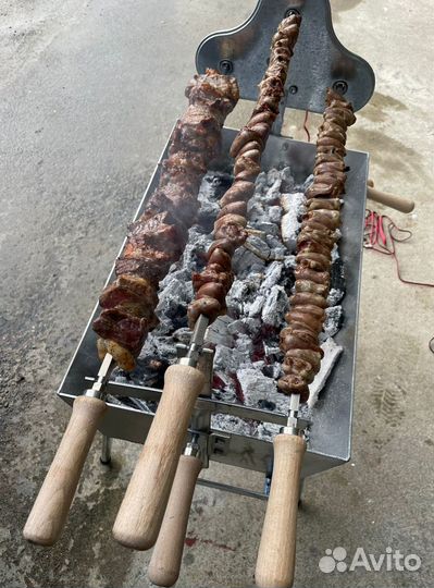 Мангал с электроприводом