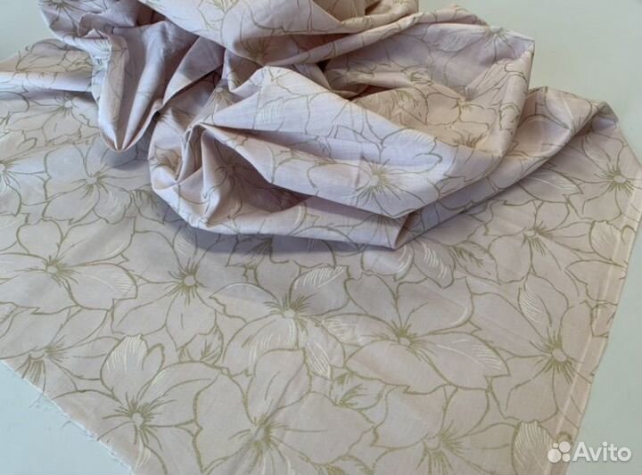 Ткань отрез хлопок СССР