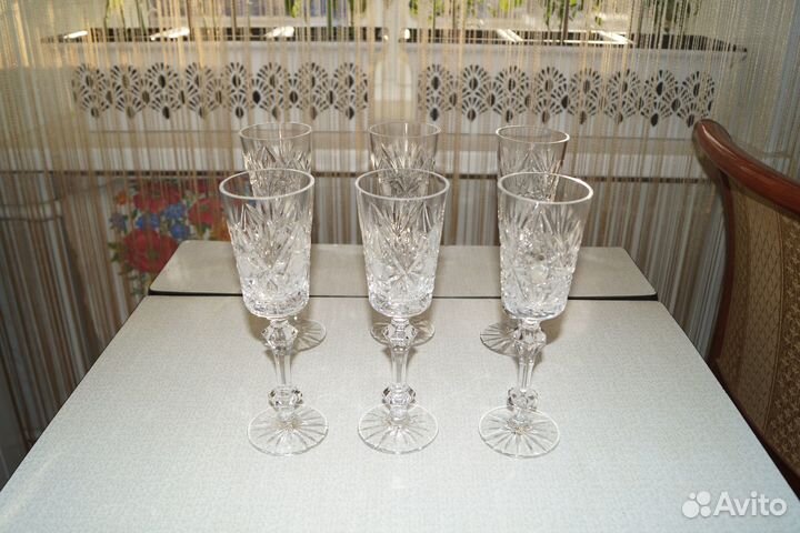 Хрустальные бокалы СССР
