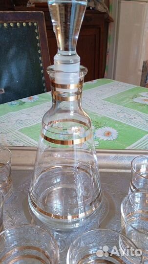 Графин штоф с рюмками стопками СССР