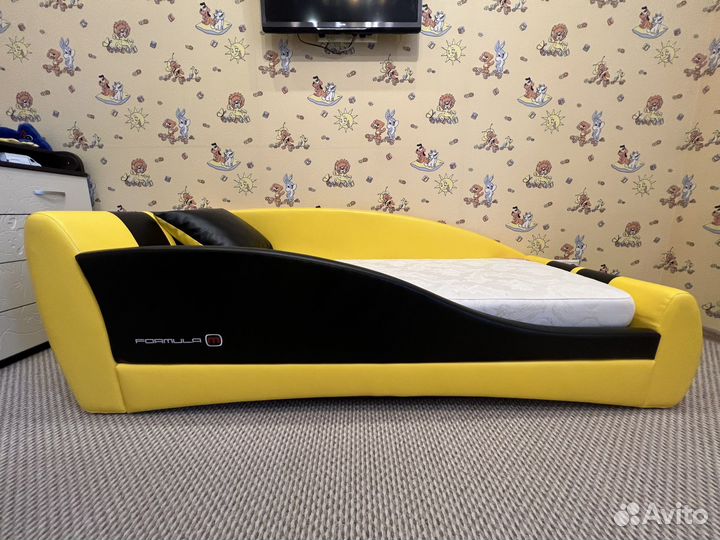 Детская кровать Формула Мини с ортоматрасом