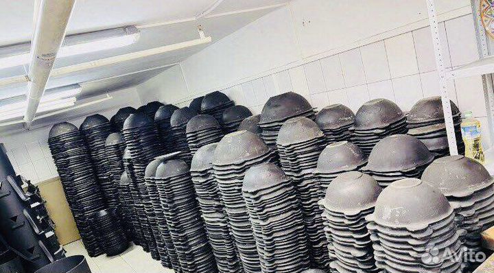 Казан чугунный под печь