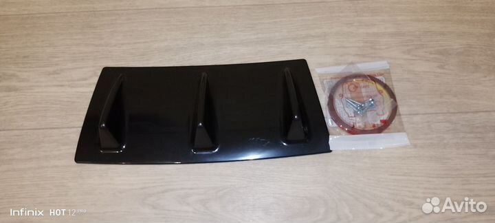 Спойлер заднего бампера, нижний