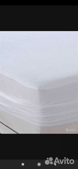 Матрас поролоновый + наматрасник непромокаемый
