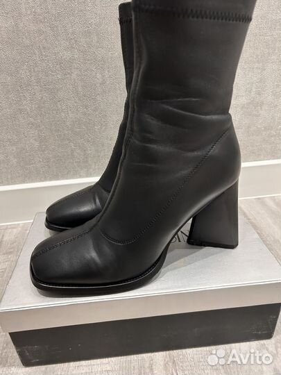 Ботильоны чулки черные 38