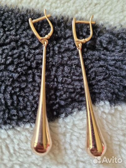 Золотые серьги