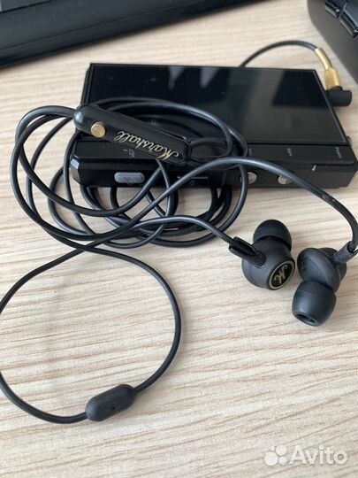 Hi res плеер aigo z6 pro с наушниками marshall