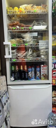 Холодильник бу стеклянной дверью