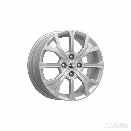 Литые диски 6x15 4x100 60.1 ET50 кик кс945 сильвер