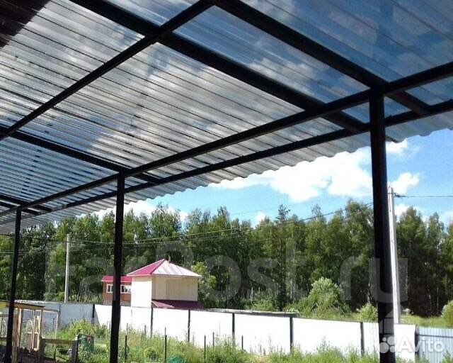 Поликарбонат, Пластиковый профнастил, пэт