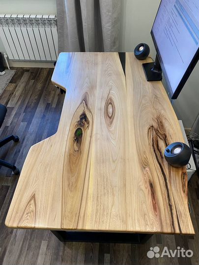 Письменный стол из слэба (Массива, дуб)