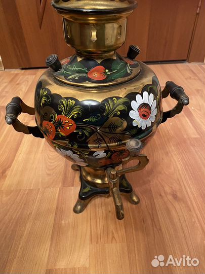 Самовар электрический СССР расписной