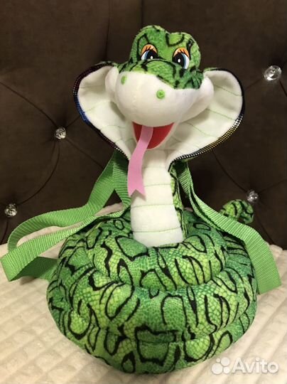 Змея Мягкая игрушка-рюкзачок