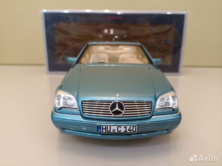 Mercedes CL C140/W140 (92-00г) Голубой 1:18