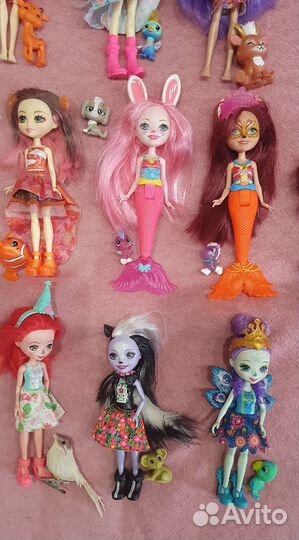 Куклы Enchantimals, Barbie, Winx, кен, фея
