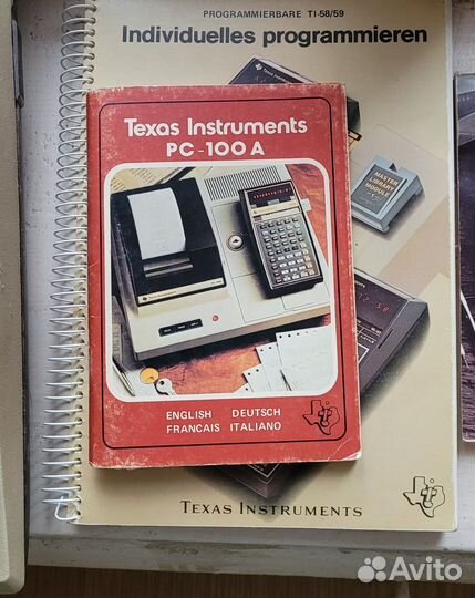 Калькулятор TI 59 с принтером PC-100A