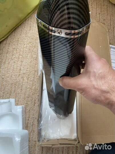 Глушитель Akrapovic.Прямоток Акрапович.Выхлоп