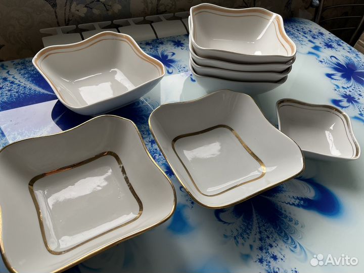 Салатники порционные фарфоровые