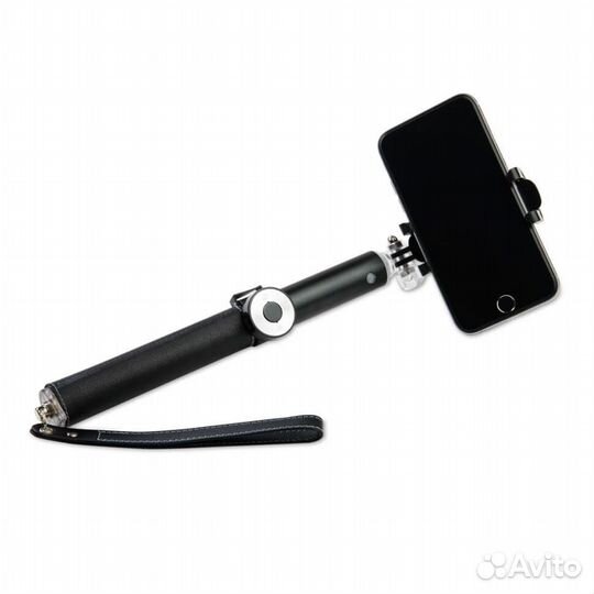 Noosy Leather Selfie Stick Black - селфи палка - м