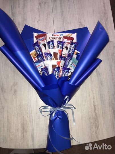 Сладкий букет из конфет