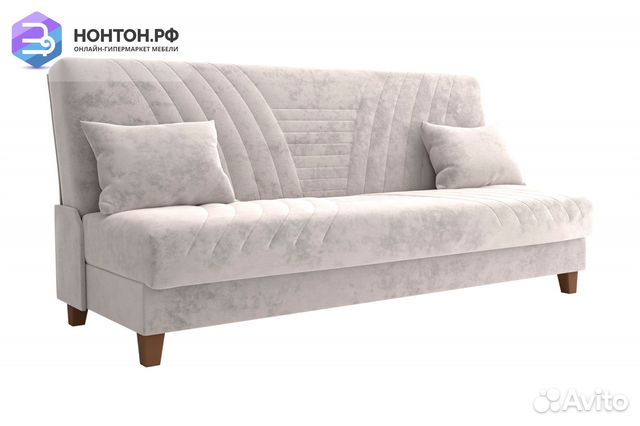 Диван книжка Бэлла светло-серый