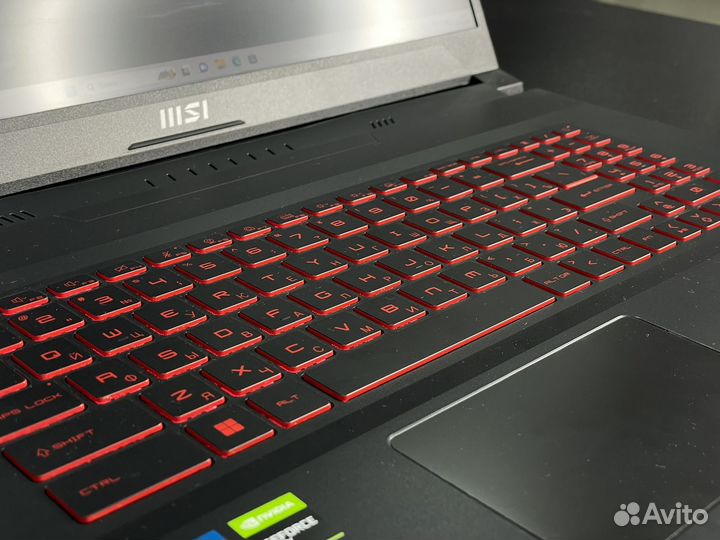 Игровой ноутбук msi i5-11400h gtx 1650-4gb