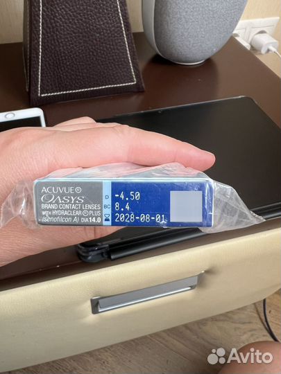 Линзы acuvue oasys -4.50