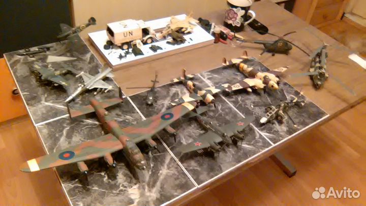 Собранные и окрашенные модели 1:72