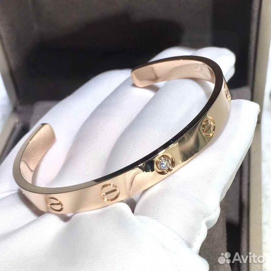 Браслет Cartier Love, розовое золото