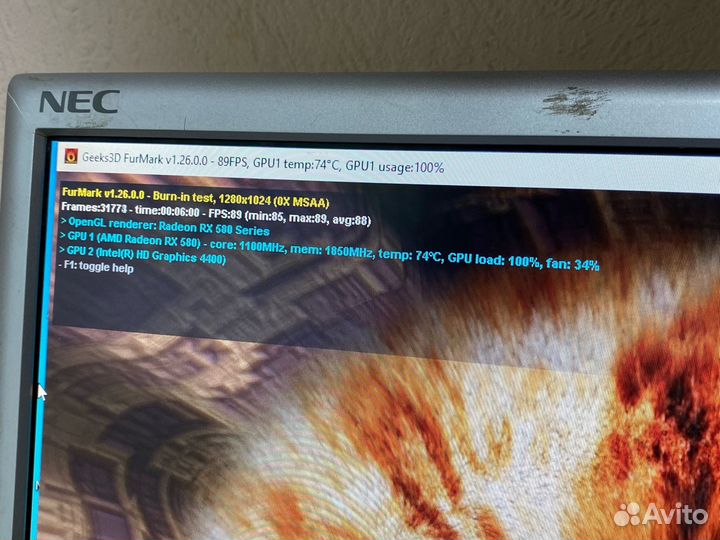 Видеокарта HIS HS-580R4LC RX 580 4gb