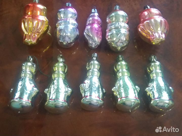 Ёлочные игрушки из СССР Коллекционные