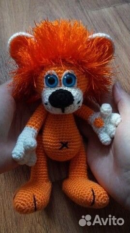 Мишка кот вязаный ручной работы