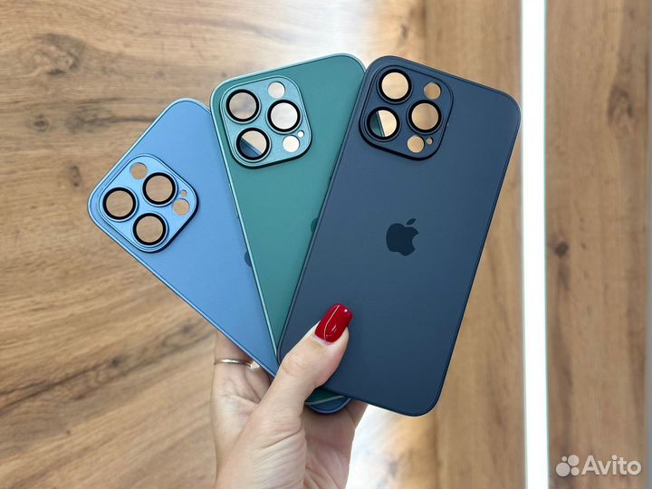 Чехол стеклянный MagSafe