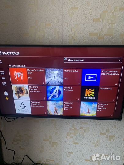 Игровая приставка ps4 slim с играми и 2 джостика