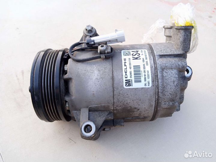 Компрессор кондиционера opel zafira A18XER