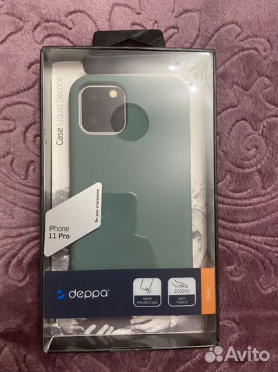 Стекло 3D и 2 чехла для iPone 11 Pro