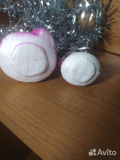 Дед мороз и снегурочка СССР пенопласт