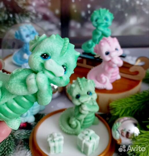 Мыло ручной работы дракон