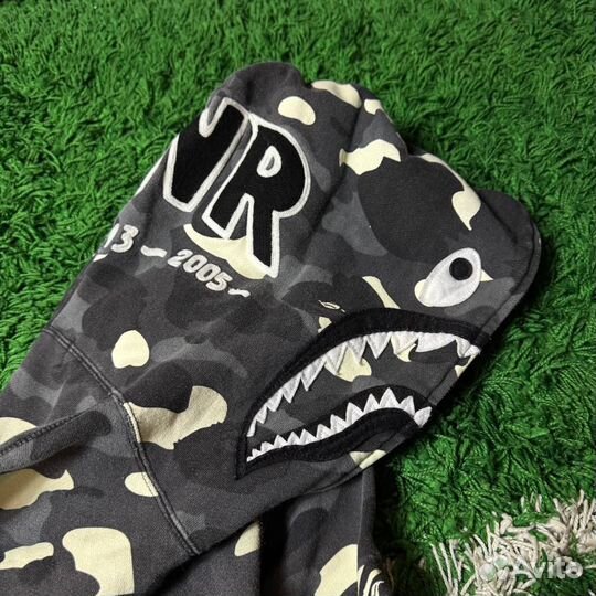 A Bathing Ape Bape Zip Hoodie Shark
