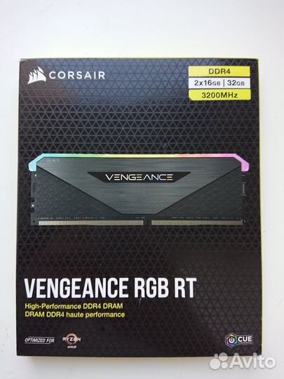 32Gb DDR4-3200 Corsair Vengeance RGB RT