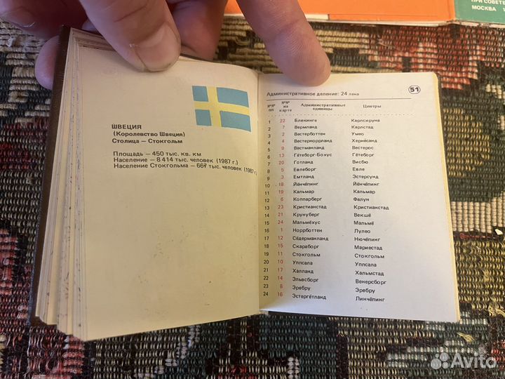 Советские карты стран мира, атласы