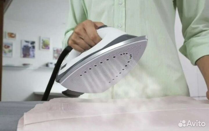 Стирка,глажка(парогенератор) отбеливание,химчистка