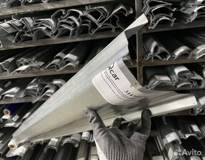 Порог левый Hyundai Accent 1999-2010 (полный профи